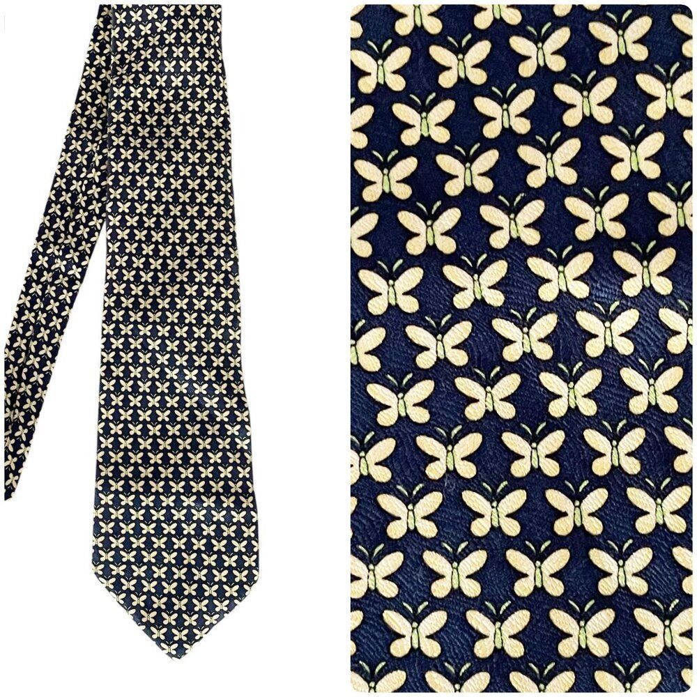 Givenchy Silk Butterfly Tie Quiet Luxury Old Money Designer Menswear